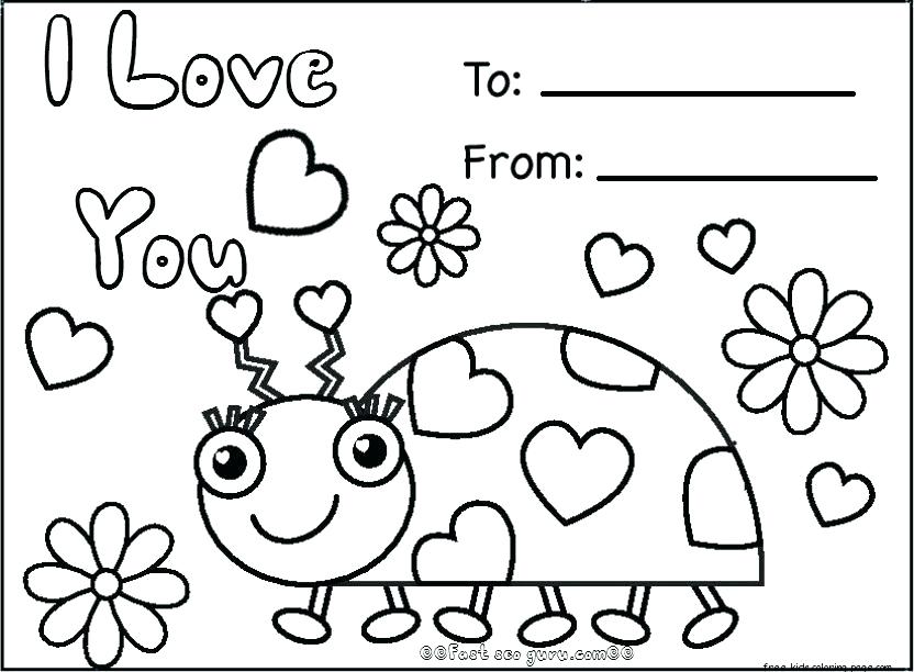 832x612 Valentines Coloring Cards