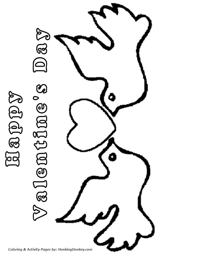 670x820 Valentine's Day Cards Coloring Pages