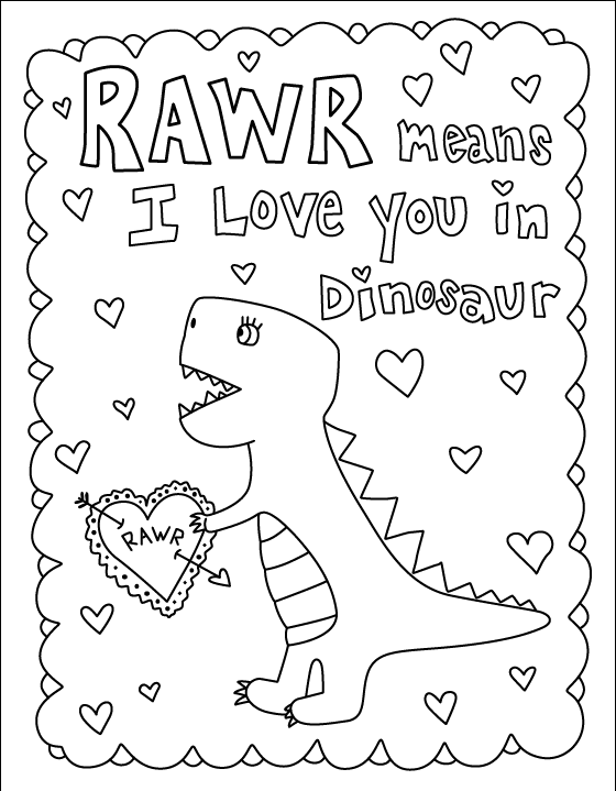 560x719 Valentine's Fun!! T. Rex + Me's Weblog