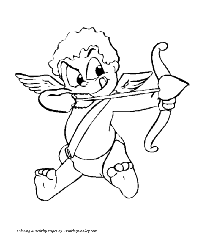 670x820 Valentine's Day Cupids Coloring Pages
