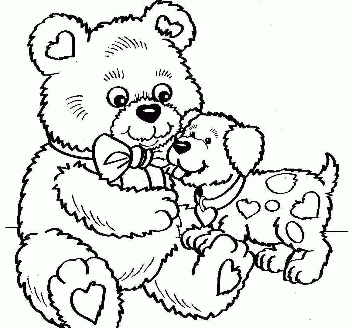 1159x1080 Free Printable Valentine Coloring Pages For Kids