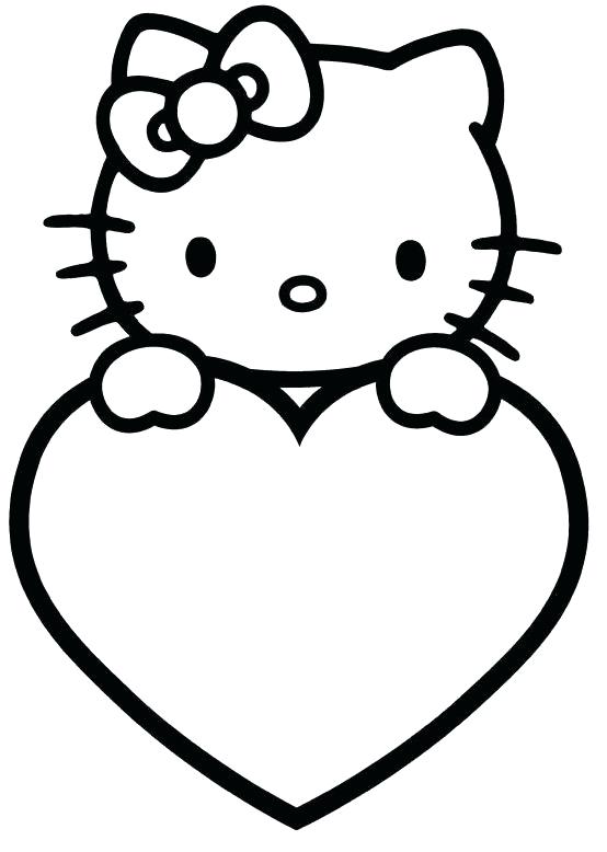 554x778 Hello Kitty Valentines Coloring Pages Valentine Hello Kitty