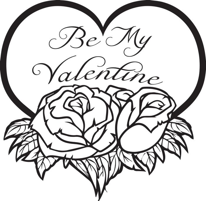 700x683 Unique Be My Valentine Coloring Pages 32 For Your Model Coloring