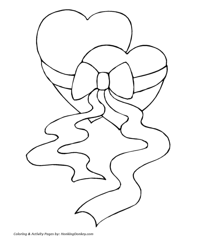 670x820 Valentine's Day Hearts Coloring Pages