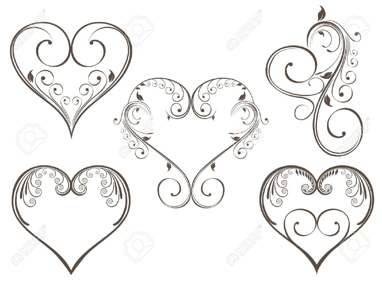 1300x974 Heart Designs To Color