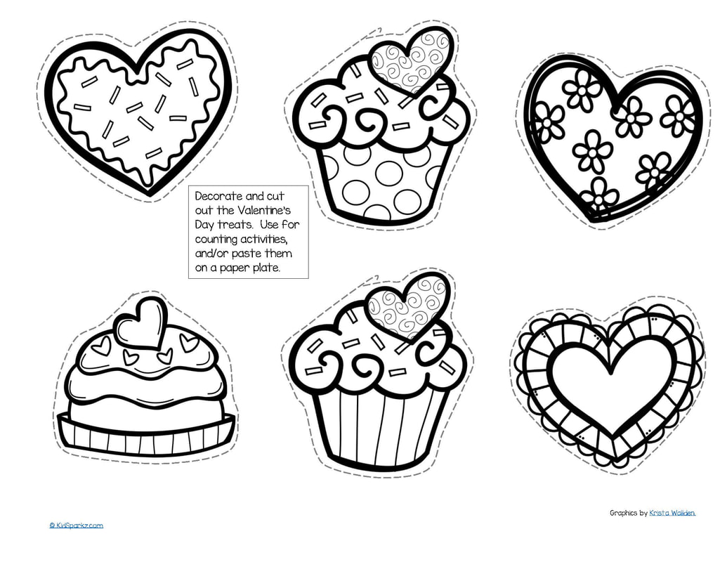 1035x800 Valentine's Day Theme Activities And Printables For Preschool, Pre