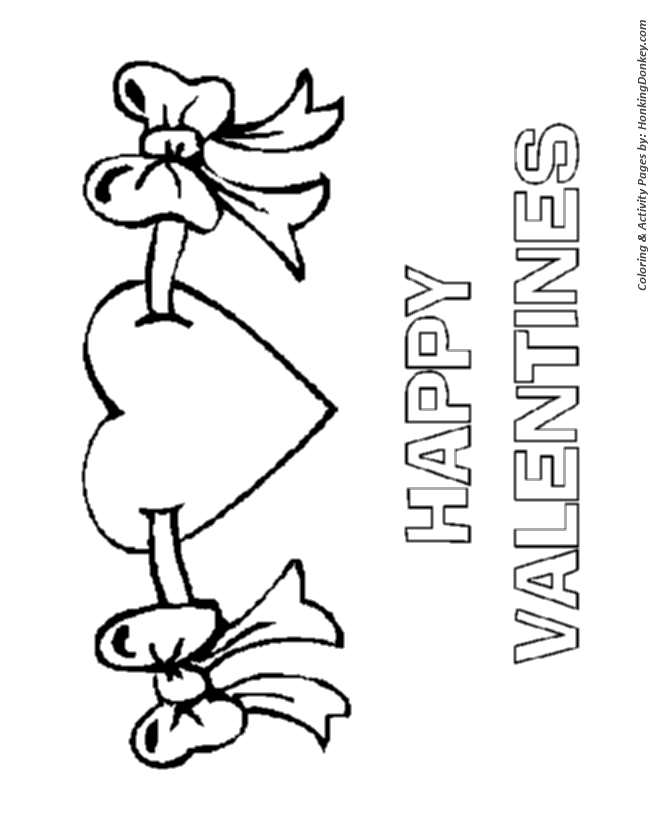 670x820 Valentine's Day Cards Coloring Pages