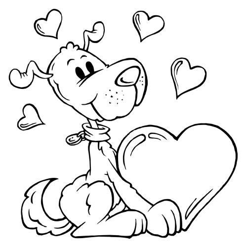 500x500 Inspirational Valentines Coloring Pages For Kids 73 For Your