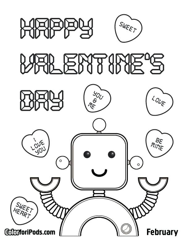 612x792 Valentines Day Coloring Pages Kids Boy Valentine Coloring Pages