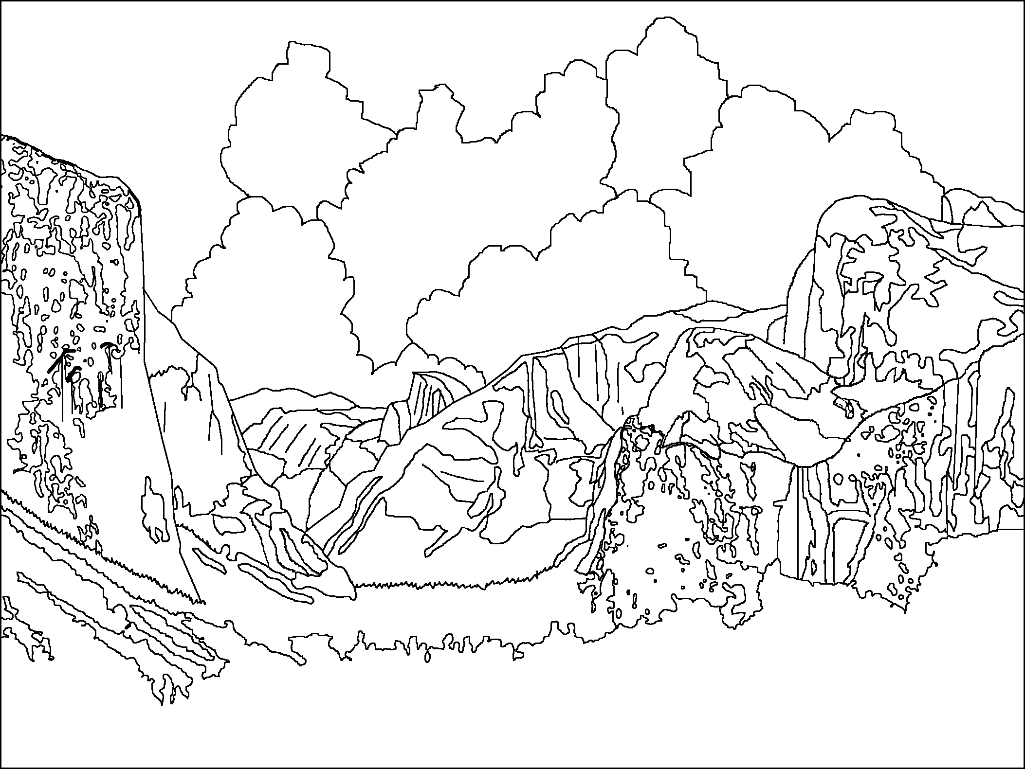 2106x1581 Valley Coloring Pages