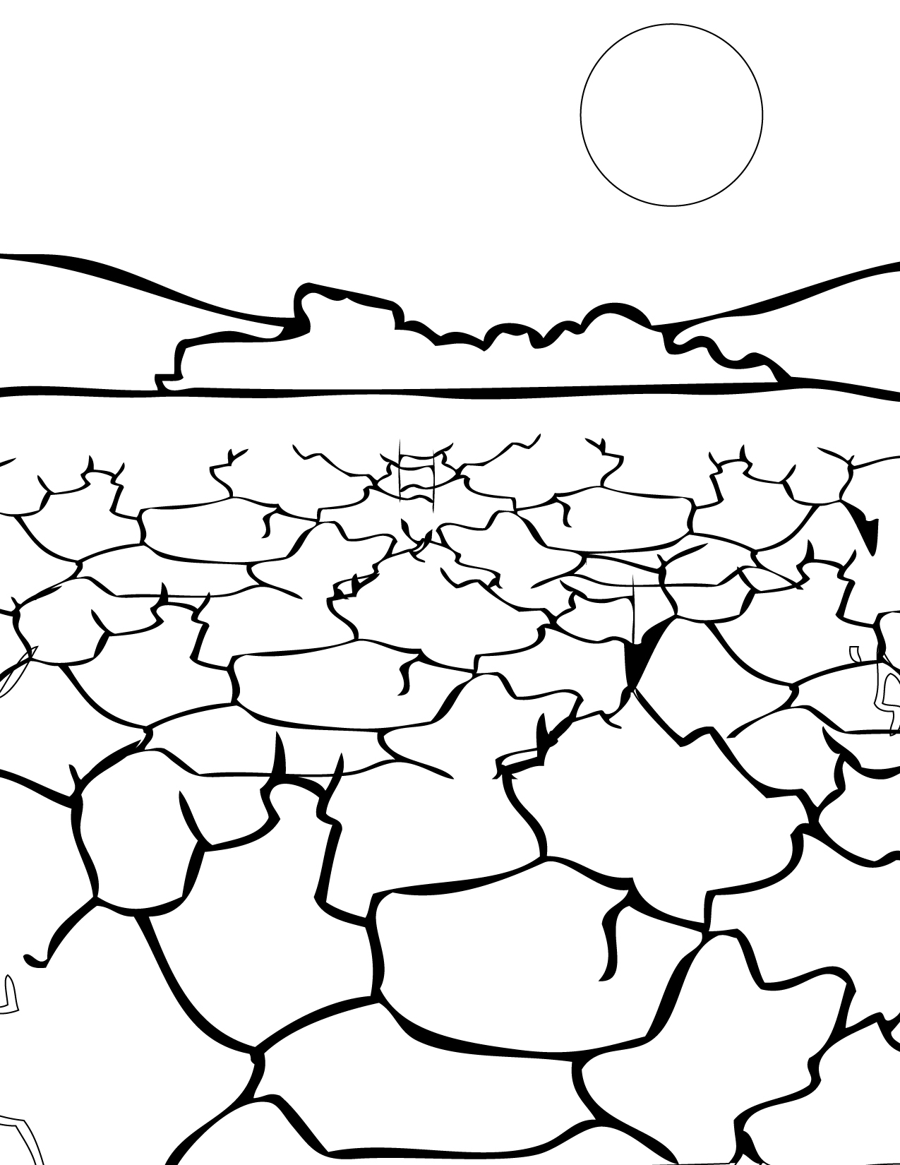 1275x1650 Valley Coloring Pages