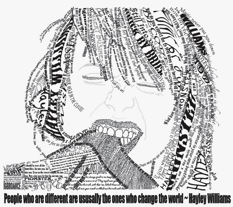 786x697 Typography Portraits