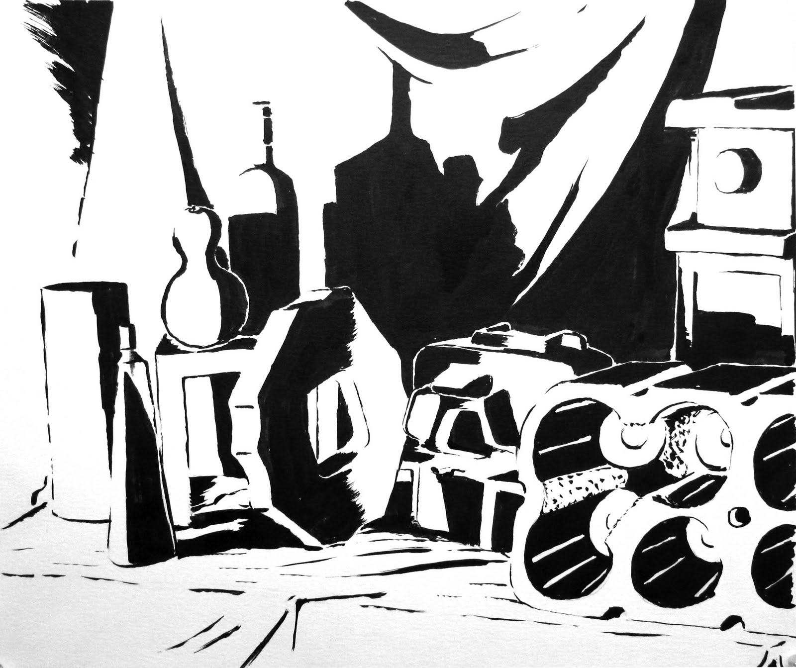 1600x1343 Drawing + Painting Notes Drawing Classes Value High Contrast