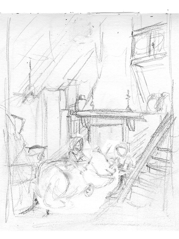 600x800 Illustration Fixation Snow White And Rose Red