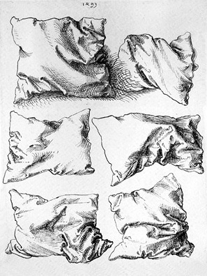 297x396 Wonderful Pillow Drawings By Albrecht Durer