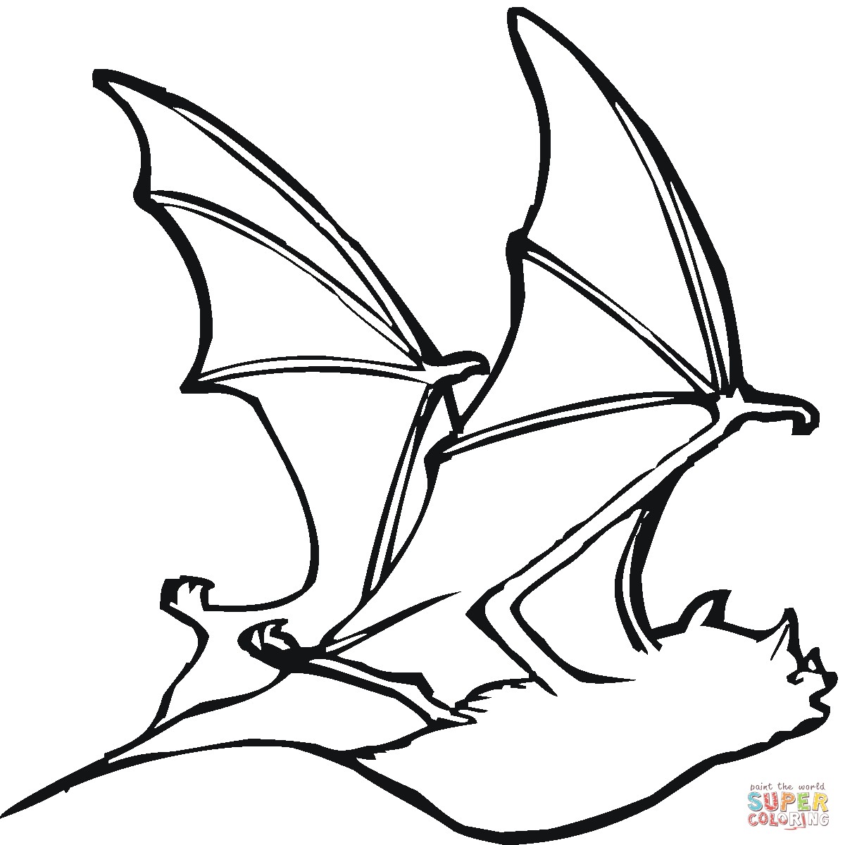 1200x1200 Coloring Page Of A Vampire Bat New Bats Coloring Pages
