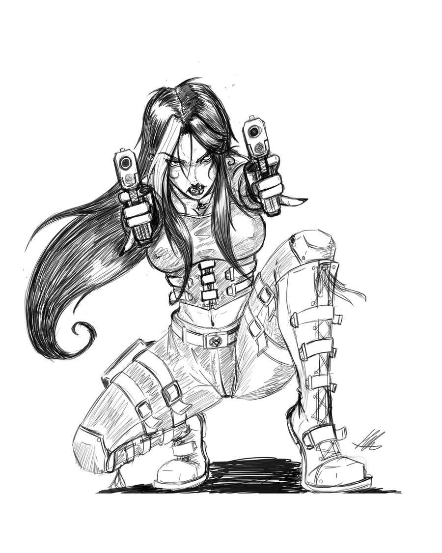 900x1125 Sketch Vampire Chick By Kiru100