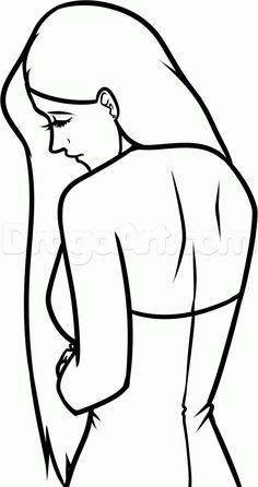 236x446 How To Draw Zombie Rapunzel Step 15 Drawing Reference