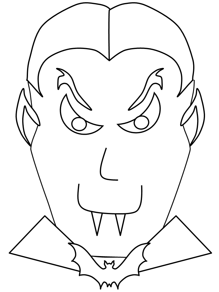 720x960 Halloween Vampires Coloring Pages Template To Print Nice