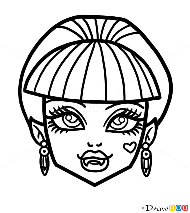 665x743 How To Draw A Vampire Face School Art Werewolves