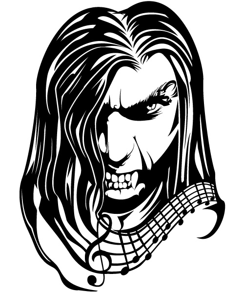 500x600 Vampire Tattoo By Lemetallum