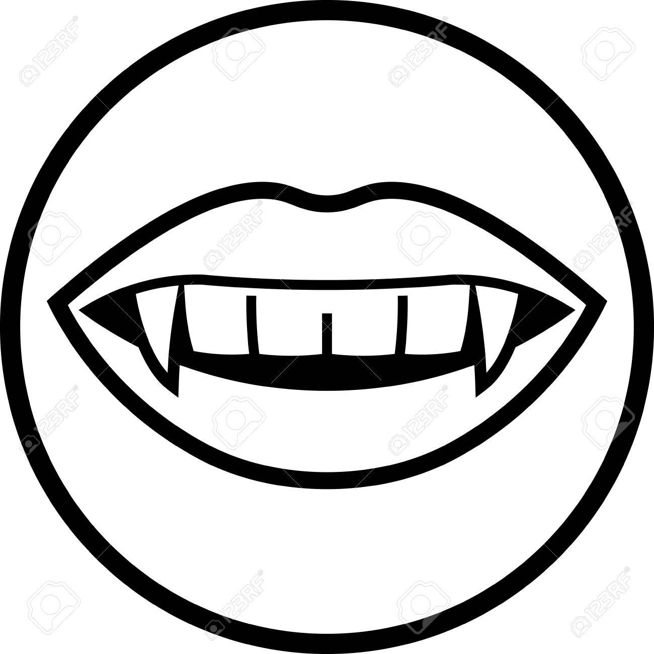 1300x1300 Vampire Teeth Vector Royalty Free Cliparts, Vectors, And Stock