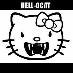 236x235 New Custom Screen Printed Tshirt Hello Kitty Vampire Fangs