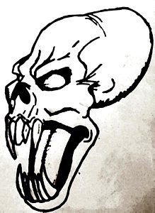 219x300 Vampire Fangs Drawings Fine Art America