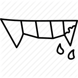 256x256 Blood, Dracula, Fangs, Suck, Teeth, Tooth, Vampire Icon Icon