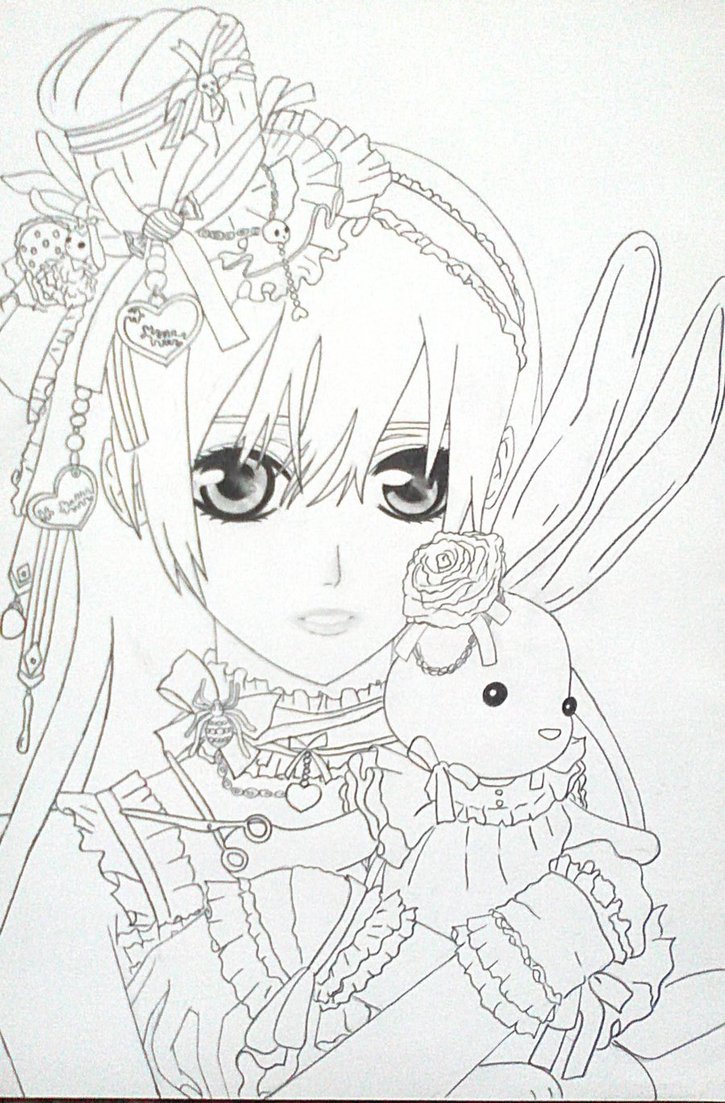 725x1103 Anime Vampire Girl Coloring Pages Anime Vampire Girl Coloring