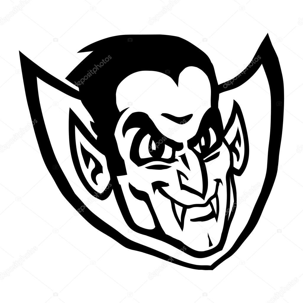 1024x1024 Vampire Dracula Vector Icon Stock Vector Briangoff