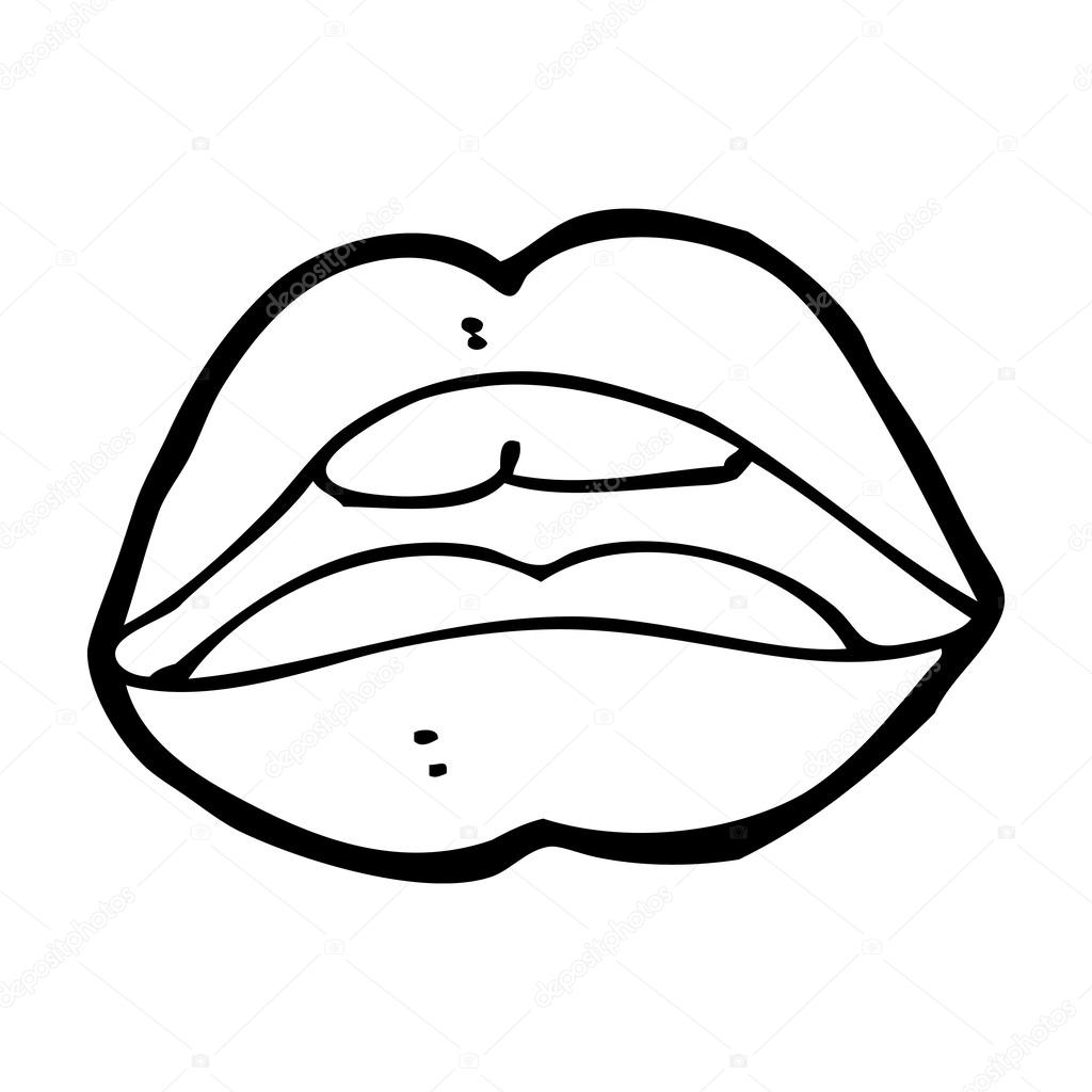 1024x1024 Open Mouth Cartoon Symbol Stock Vector Lineartestpilot