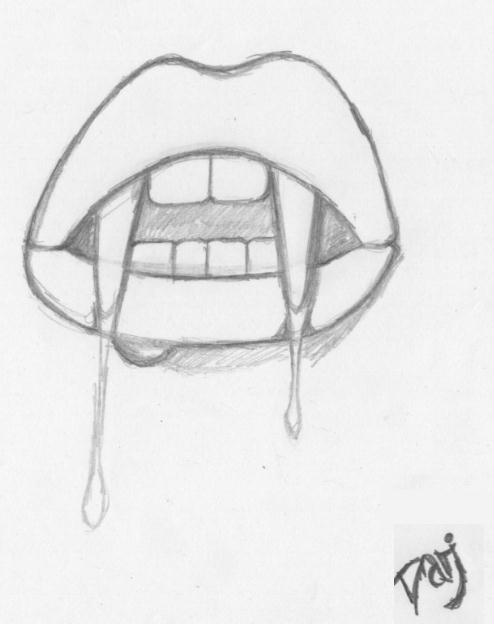 494x624 Vampire Lips By Darj