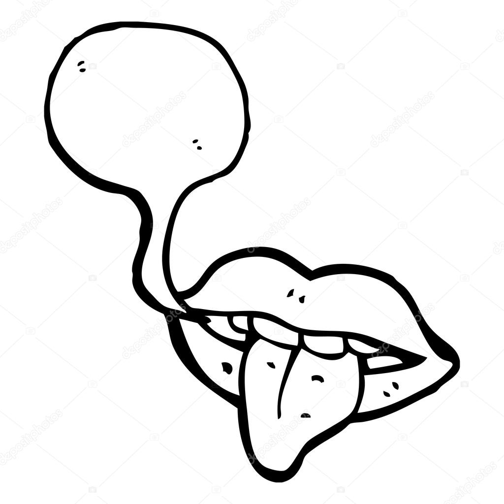 1024x1024 Vampire Mouth Stock Vector Lineartestpilot