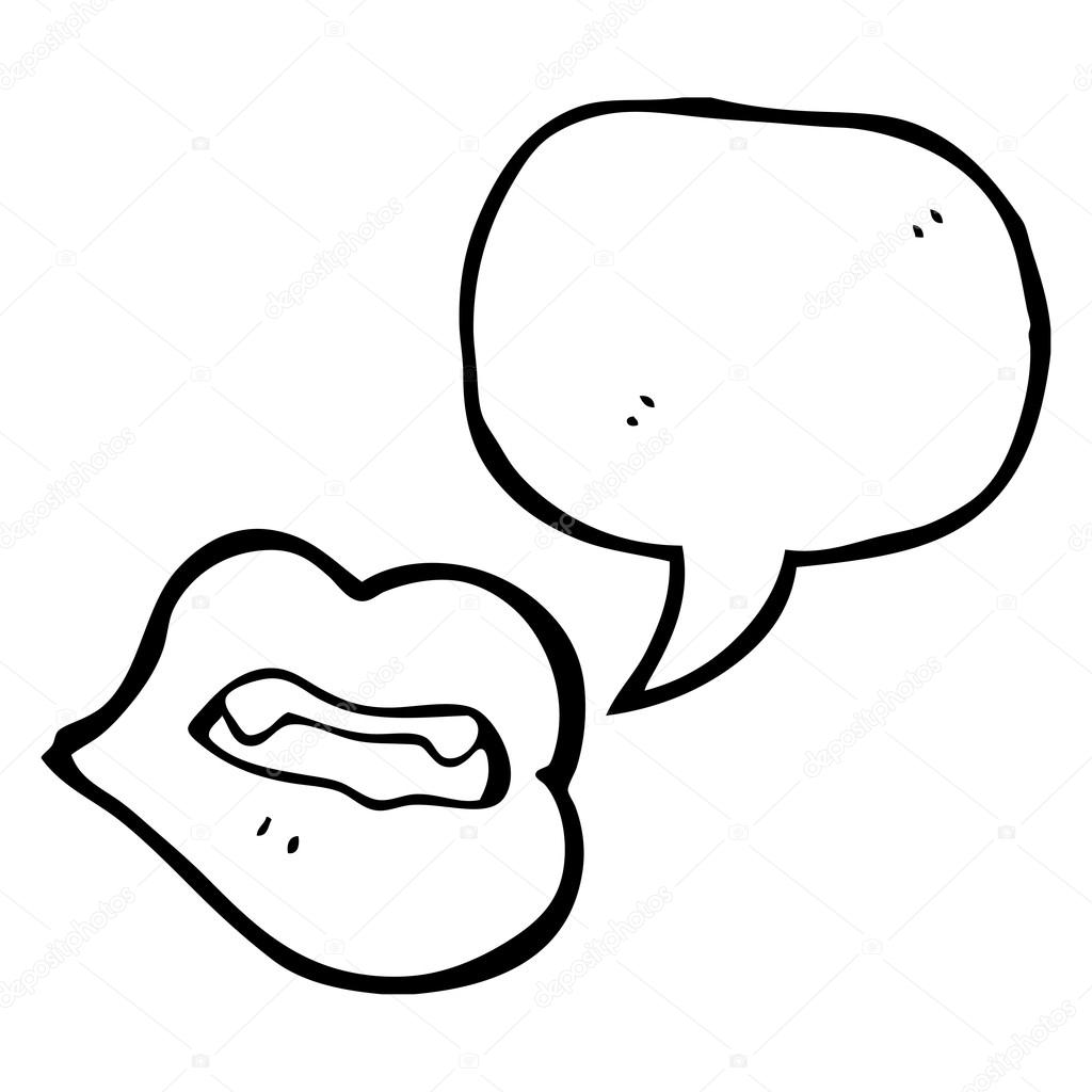 1024x1024 Vampire Mouth Stock Vector Lineartestpilot