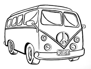 320x241 Washington Avenue Post A Drawing Challenge! Hippy Vw Van