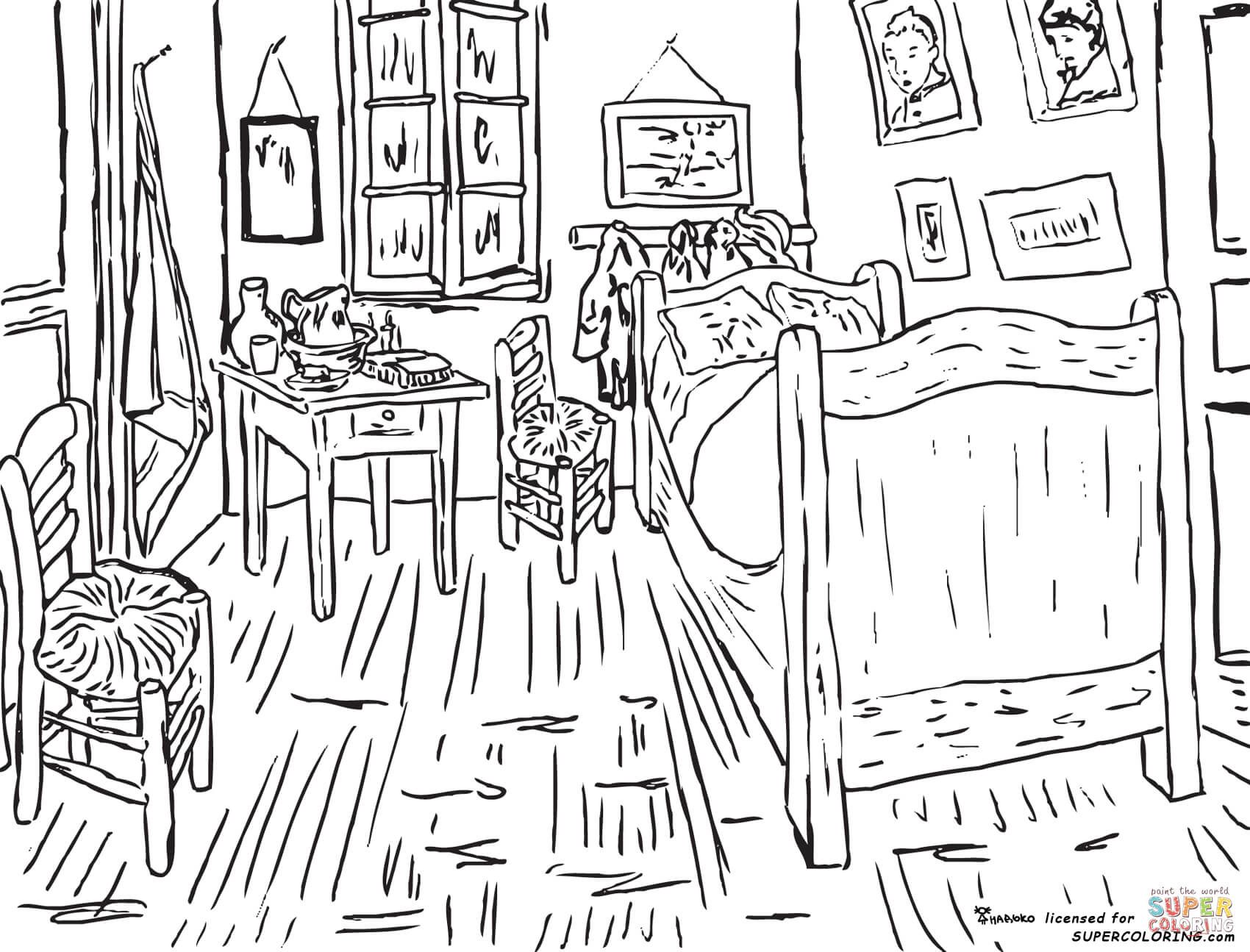 1700x1295 Resultado De Imagen De Van Gogh For Kids Colorear Arts