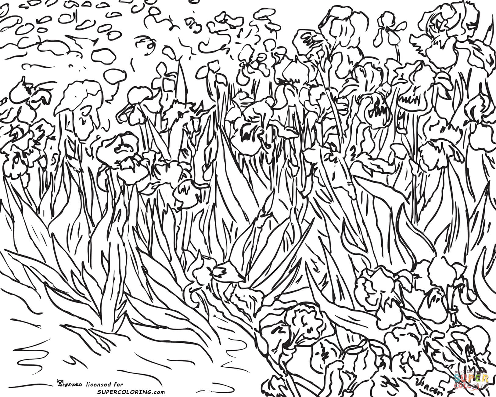 1626x1300 Vincent Van Gogh Coloring Pages Free Coloring Pages