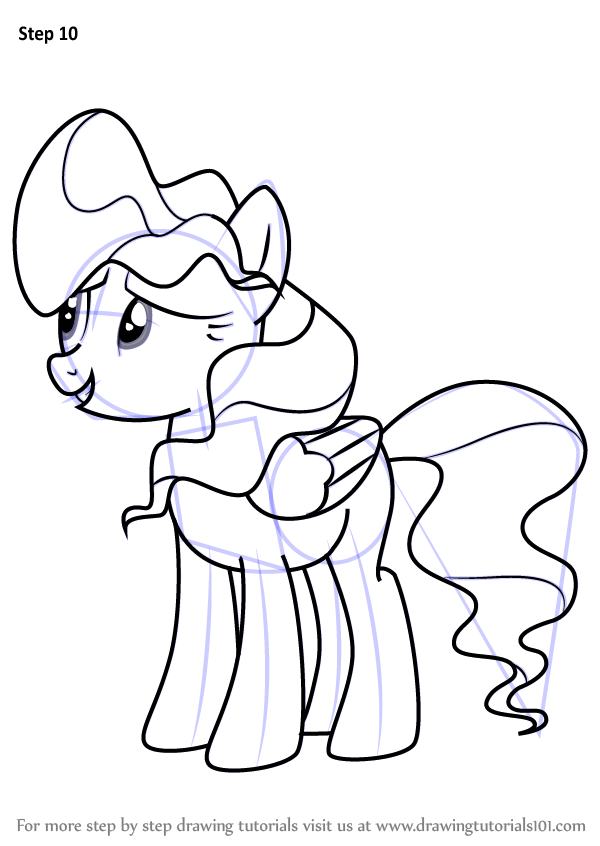 600x846 Learn How To Draw Vapor Trail From My Little Pony