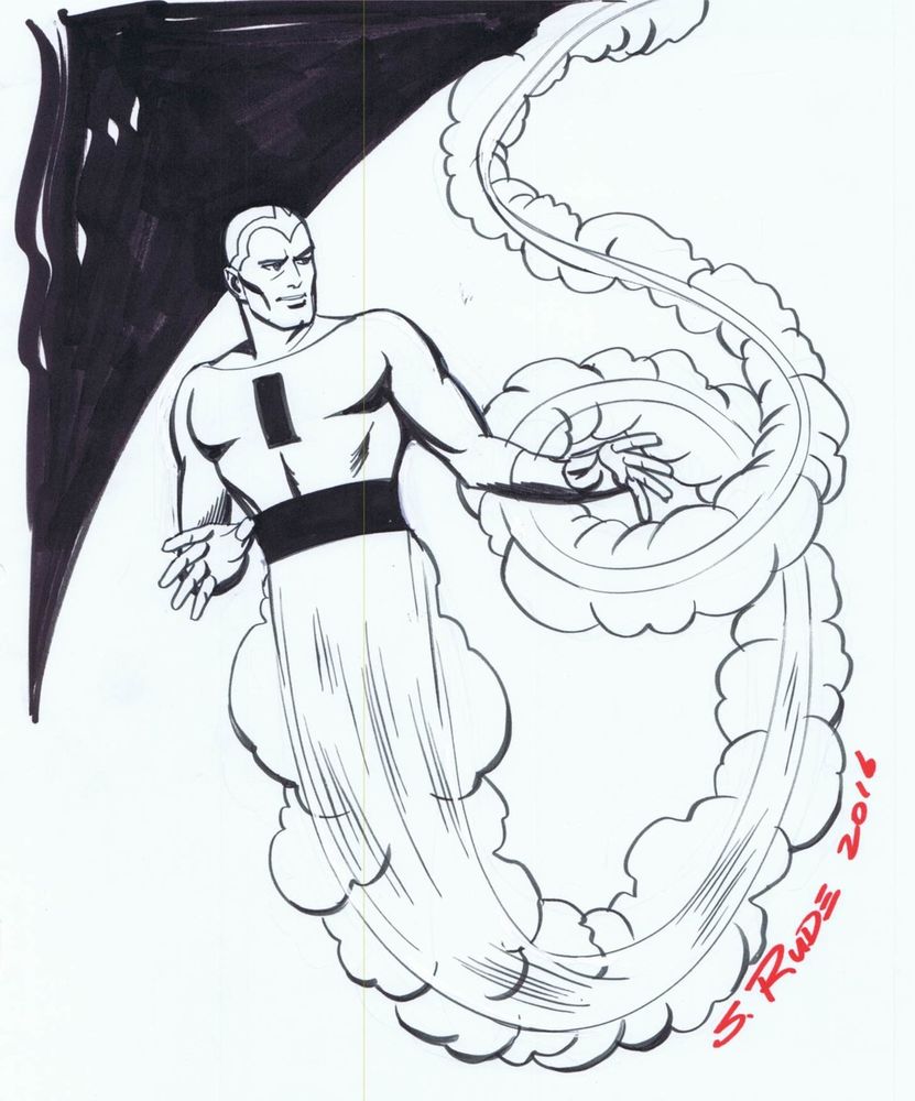 831x1000 Vapor Man Copic Marker Sketch Of The Day