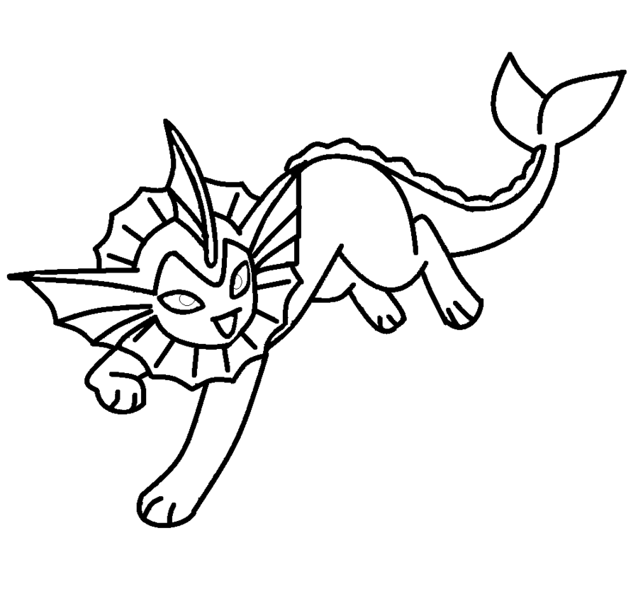 900x866 Vaporeon Template By Shadowxmephiles On Coloring 4