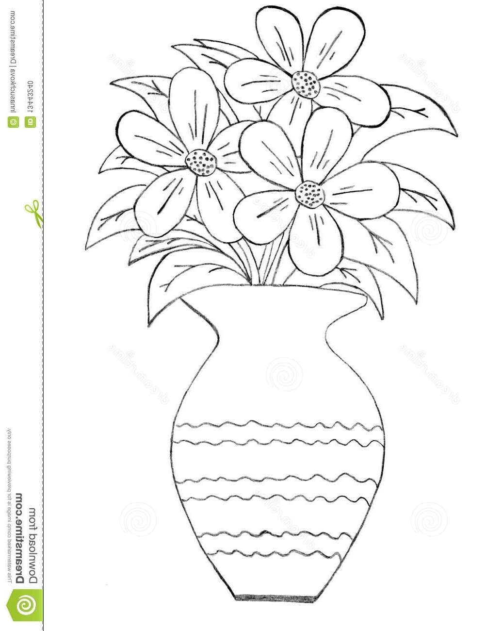 1035x1300 Images Of Flower Vase For Drawing Gallery Flower Vase Of Drawing