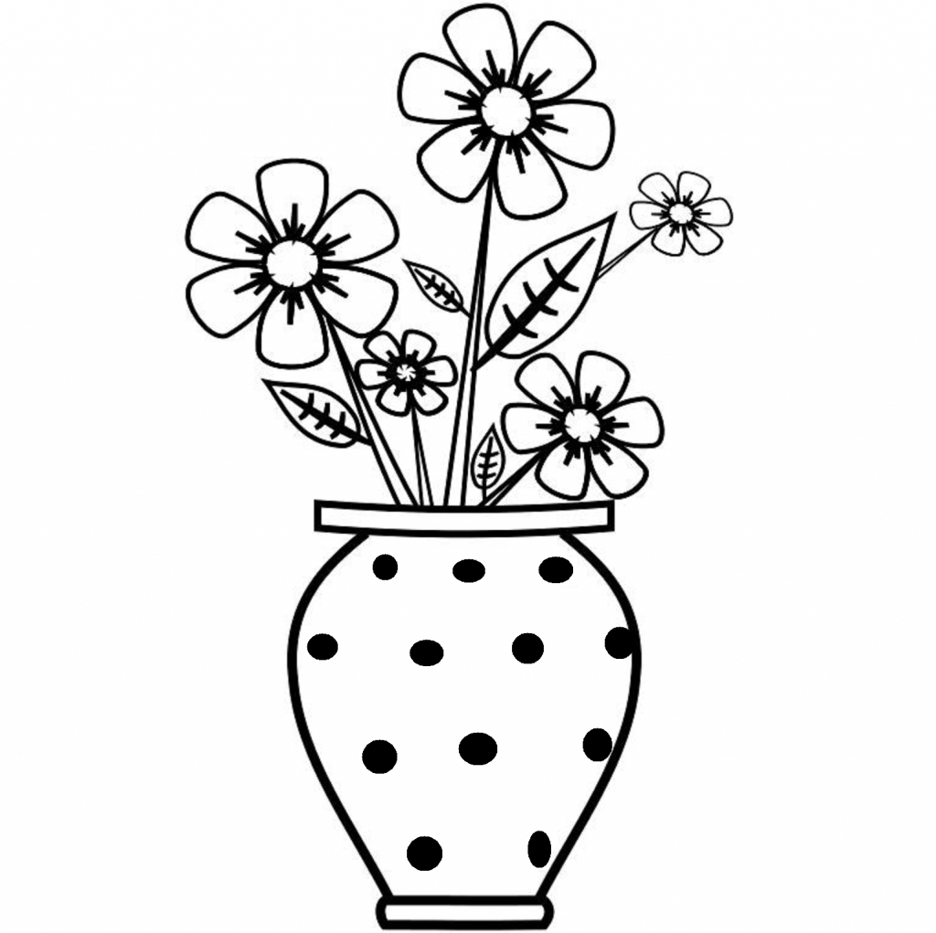 Vase Line Drawing at GetDrawings | Free download