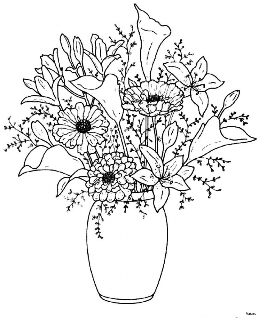 834x1024 Flower Vase With Flowers Drawings For Kids Pot Drawing Flowerh