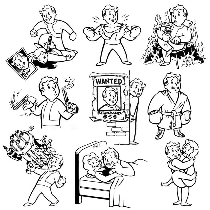 736x736 Fallout 3 Vault Boy Tattoo