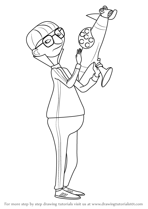598x845 Learn How To Draw Vector From Despicable Me (Despicable Me) Step