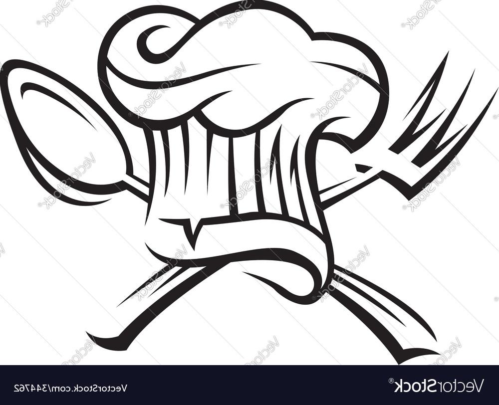 1000x812 Top Chef Hat Vector Drawing