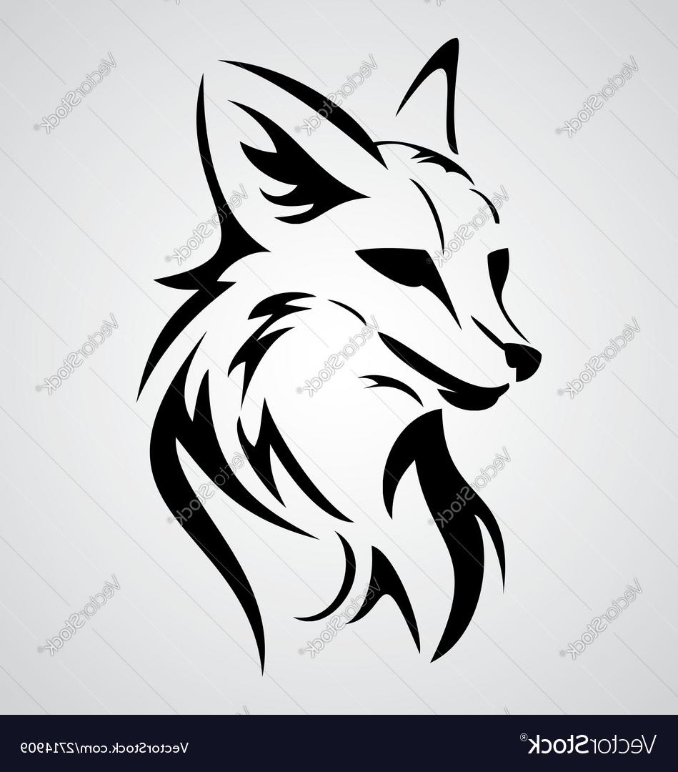 949x1080 Best Fox Tattoo Design Vector Drawing