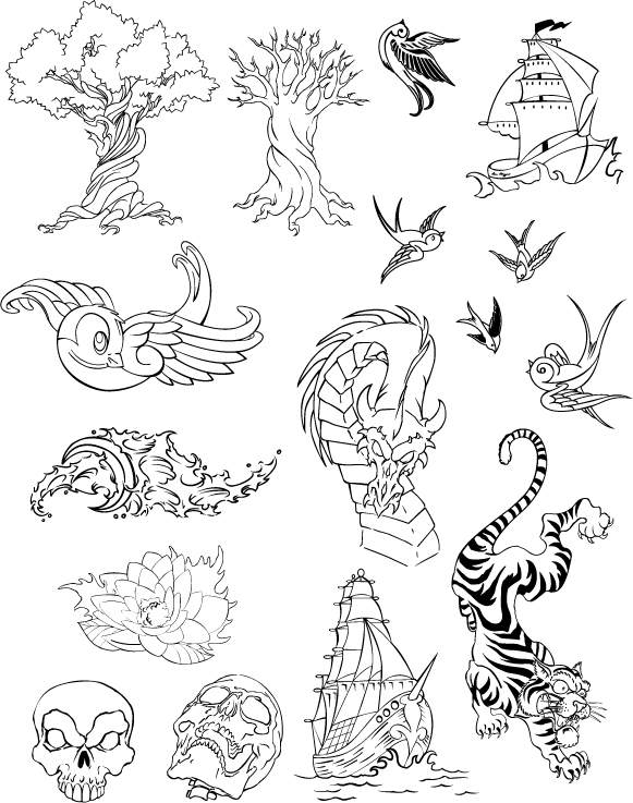 581x737 More Than One Line Drawing Vector Graphics Free Vector 4vector
