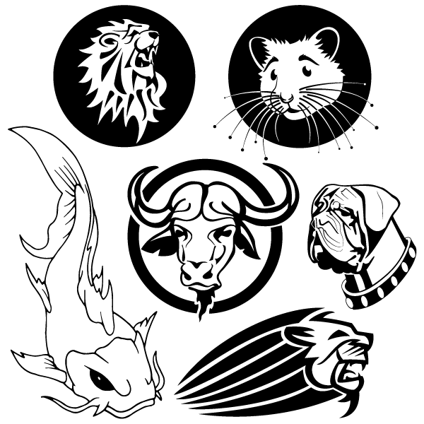 600x600 Animals Free Vector Illustrator Graphics 123freevectors